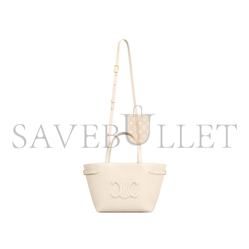 CELINE MINI CABAS ANAIS CUIR TRIOMPHE IN GRAINED CALFSKIN 118613ENY.02PA (21*20*10cm)